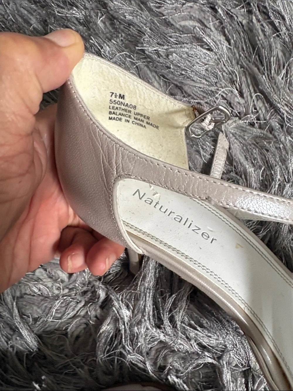 Naturalizer Blush Open-Toe Slingback Heels